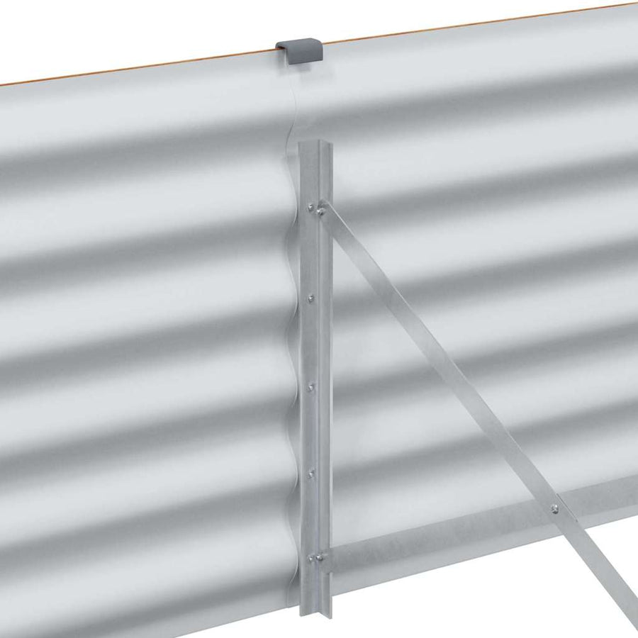 Verhoogde plantenbak 1164 x 50 x 36 cm Gegalvaniseerd staal