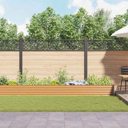 Verhoogde plantenbak 1164 x 50 x 36 cm Gegalvaniseerd staal