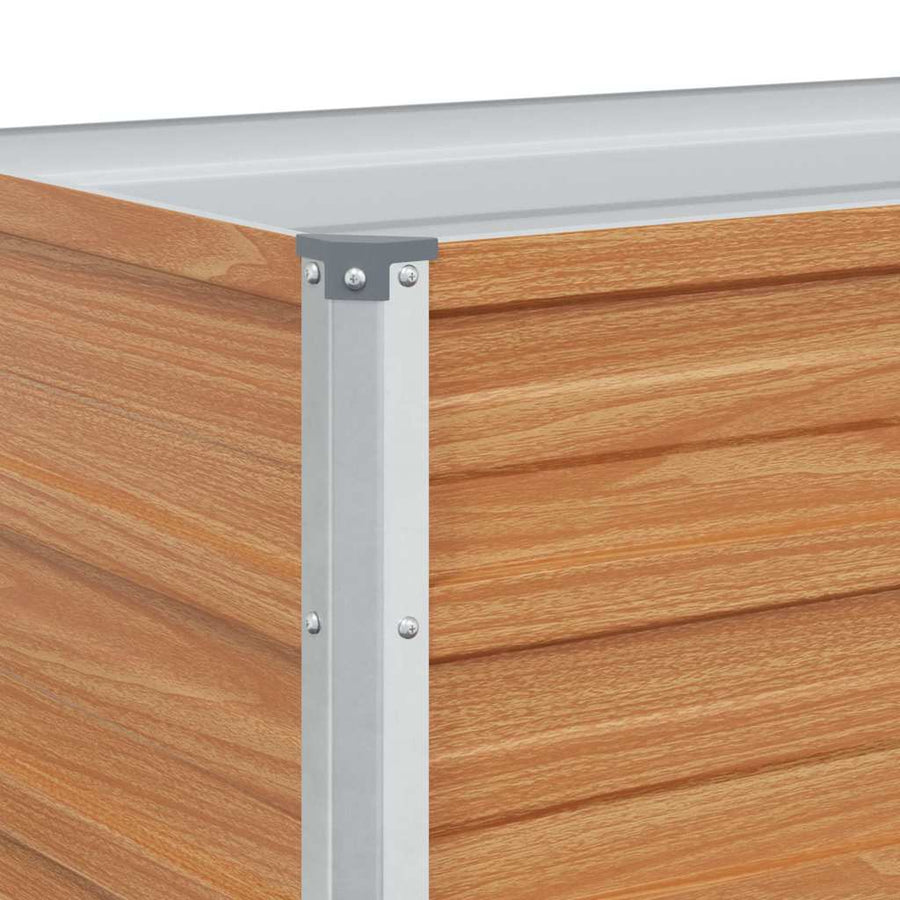 Verhoogde plantenbak Licht Bruin 100 x 40 x 77 cm