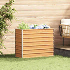 Raised Planter Light Brown 100 x 40 x 77 cm