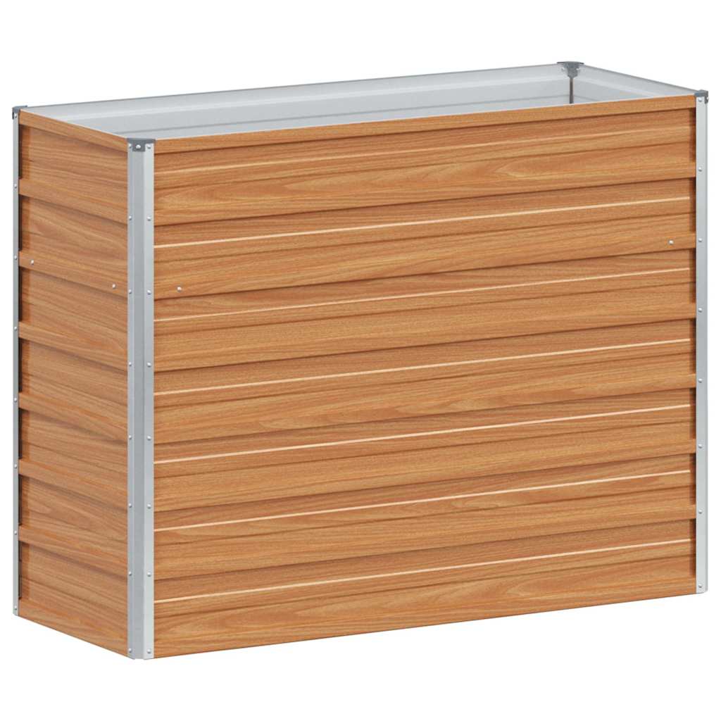 Verhoogde plantenbak Licht Bruin 100 x 40 x 77 cm