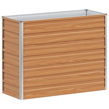 Verhoogde plantenbak Licht Bruin 100 x 40 x 77 cm