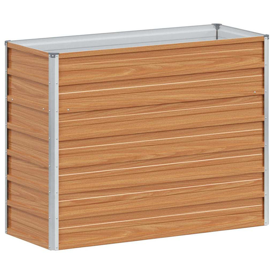 Verhoogde plantenbak Licht Bruin 100 x 40 x 77 cm