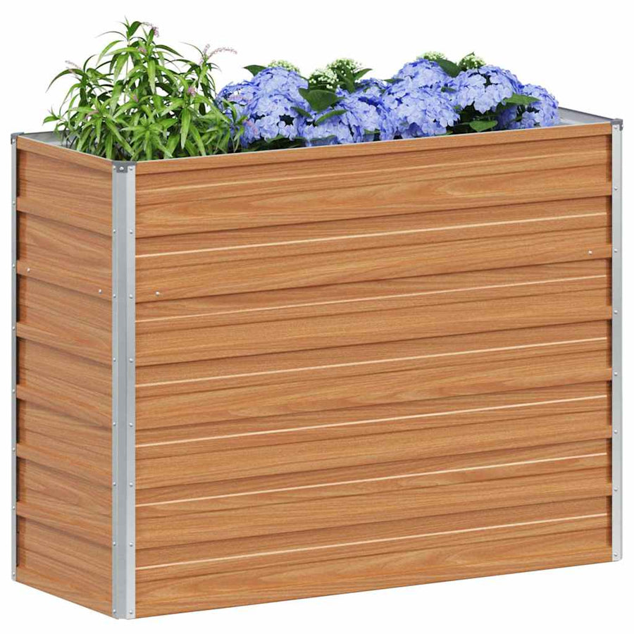 Verhoogde plantenbak Licht Bruin 100 x 40 x 77 cm