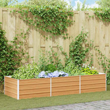 Verhoogde plantenbak Licht Bruin 240 x 80 x 45 cm