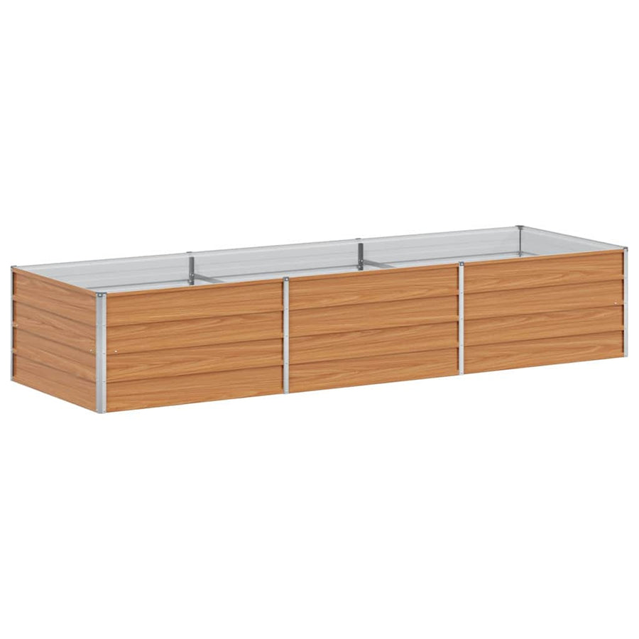 Verhoogde plantenbak Licht Bruin 240 x 80 x 45 cm