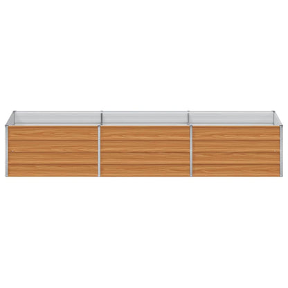 Verhoogde plantenbak Licht Bruin 240 x 80 x 45 cm