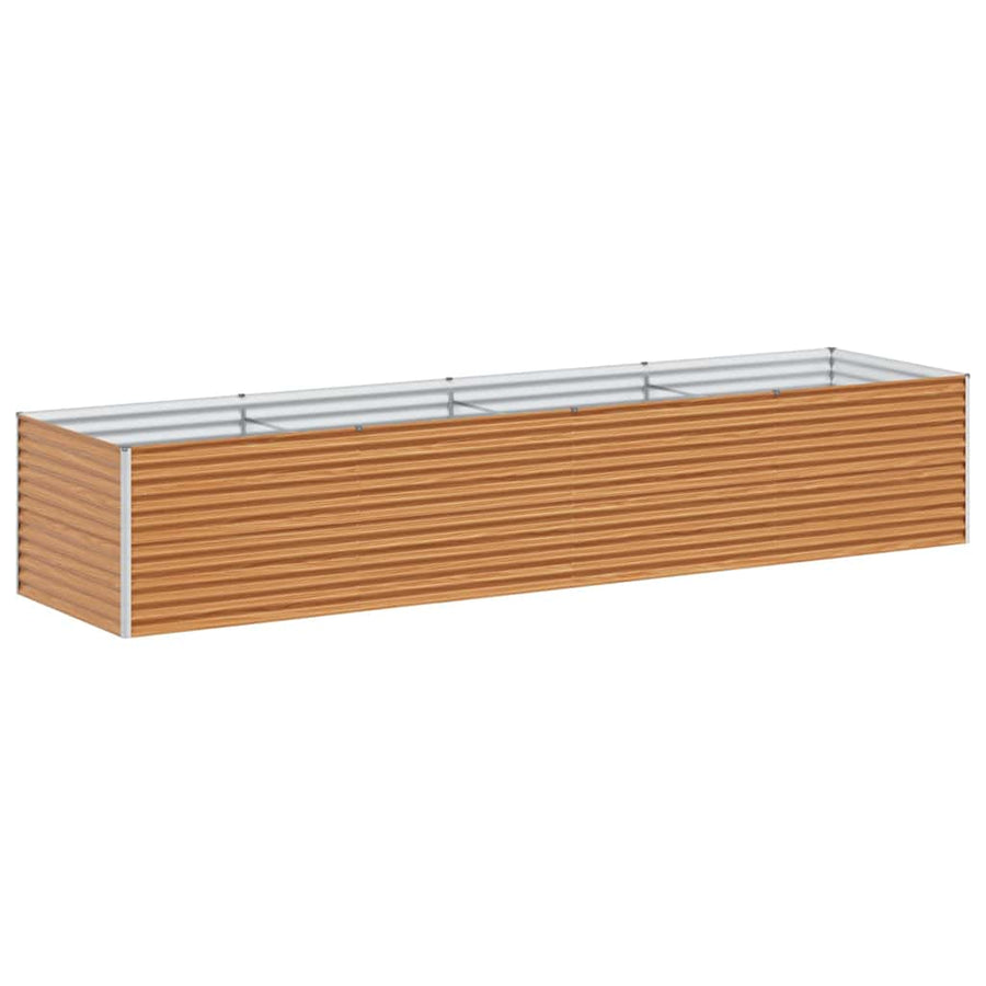 Verhoogde plantenbak 390 x 100 x 68 cm Gegalvaniseerd staal
