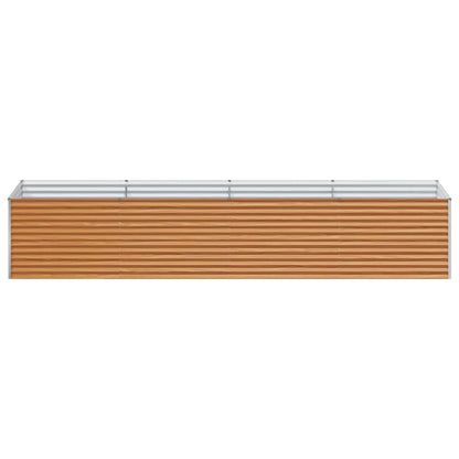 Verhoogde plantenbak 390 x 100 x 68 cm Gegalvaniseerd staal
