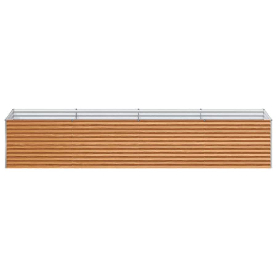 Verhoogde plantenbak 390 x 100 x 68 cm Gegalvaniseerd staal