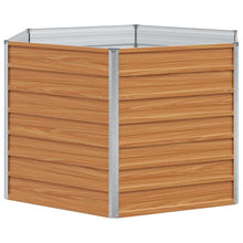 Verhoogd Tuinbed Licht Bruin 129 x 129 x 77 cm