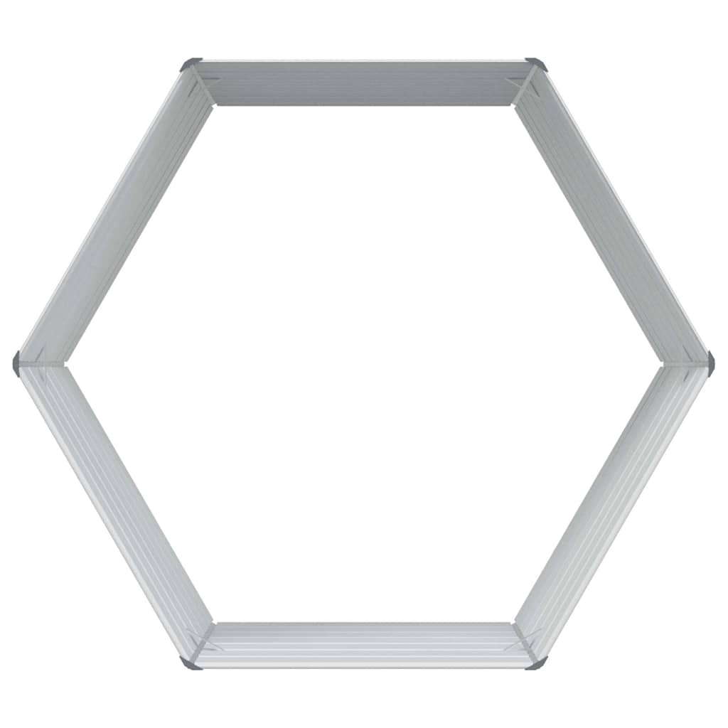 Verhoogd Tuinbed Licht Bruin 129 x 129 x 77 cm