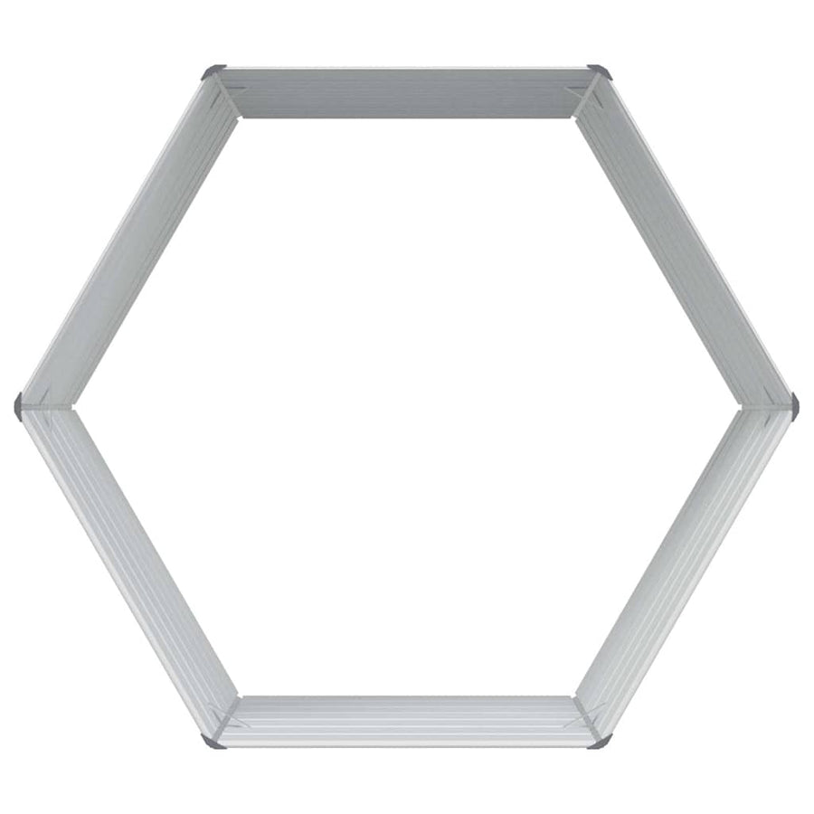 Verhoogd Tuinbed Licht Bruin 129 x 129 x 77 cm