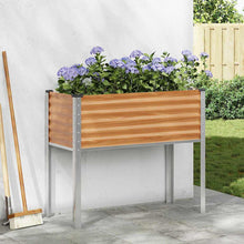 Tuin Bloempot Licht Bruin Houtlook