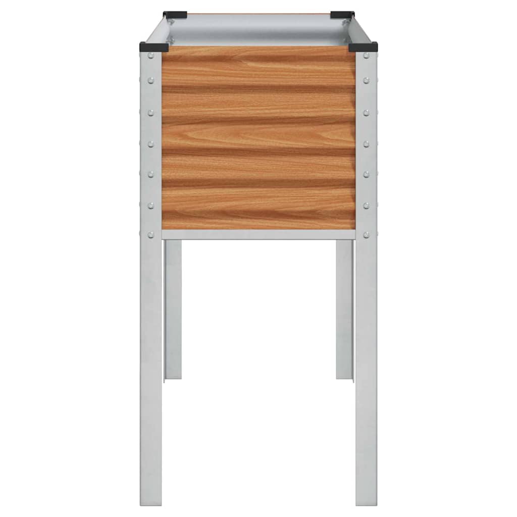 Tuin Bloempot Licht Bruin Houtlook