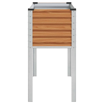 Tuin Bloempot Licht Bruin Houtlook