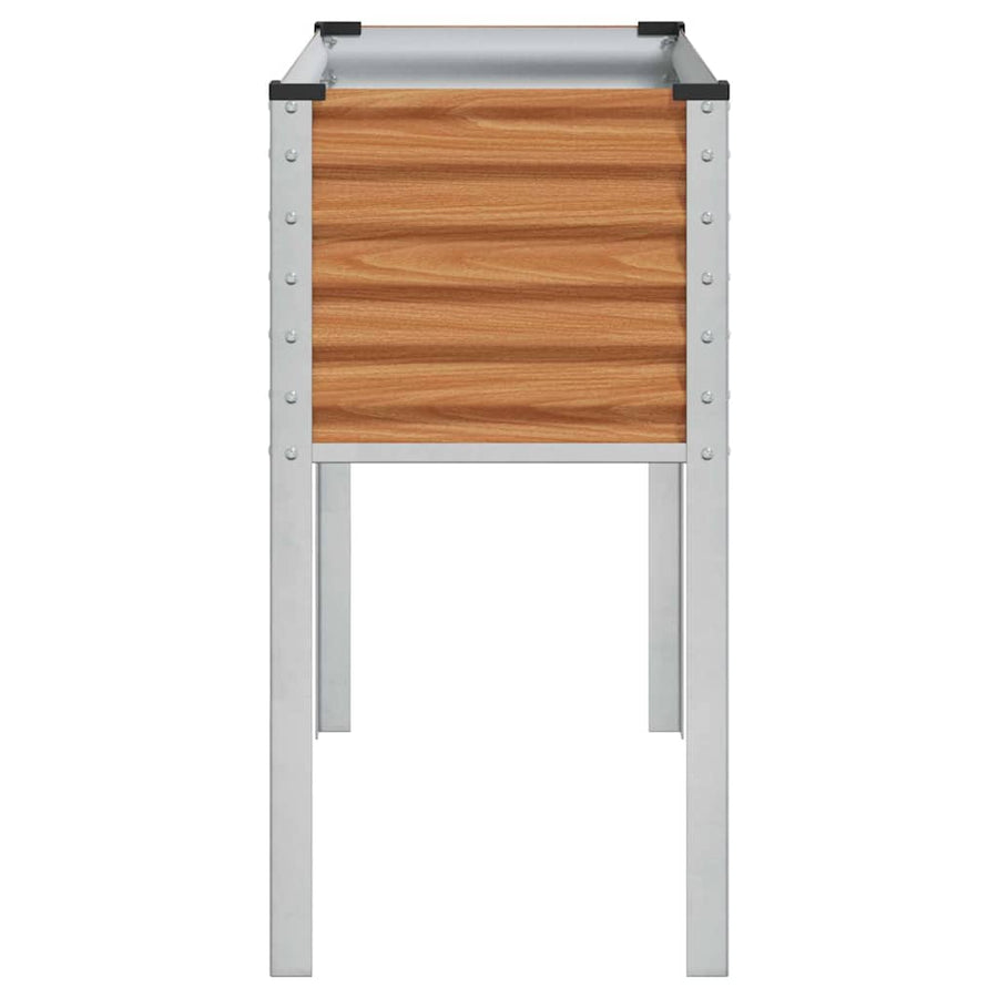 Tuin Bloempot Licht Bruin Houtlook