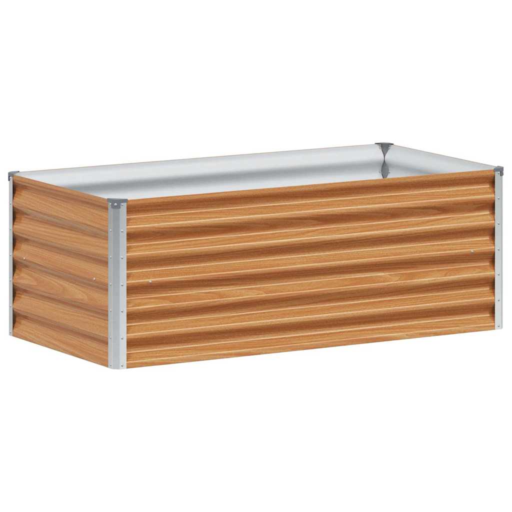 Verhoogde plantenbak 98 x 50 x 36 cm Gegalvaniseerd staal