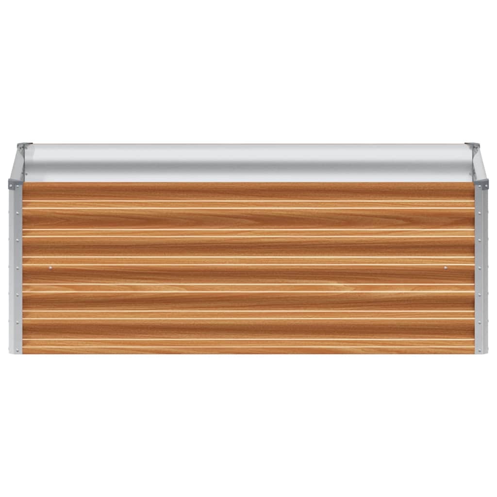 Verhoogde plantenbak 98 x 50 x 36 cm Gegalvaniseerd staal