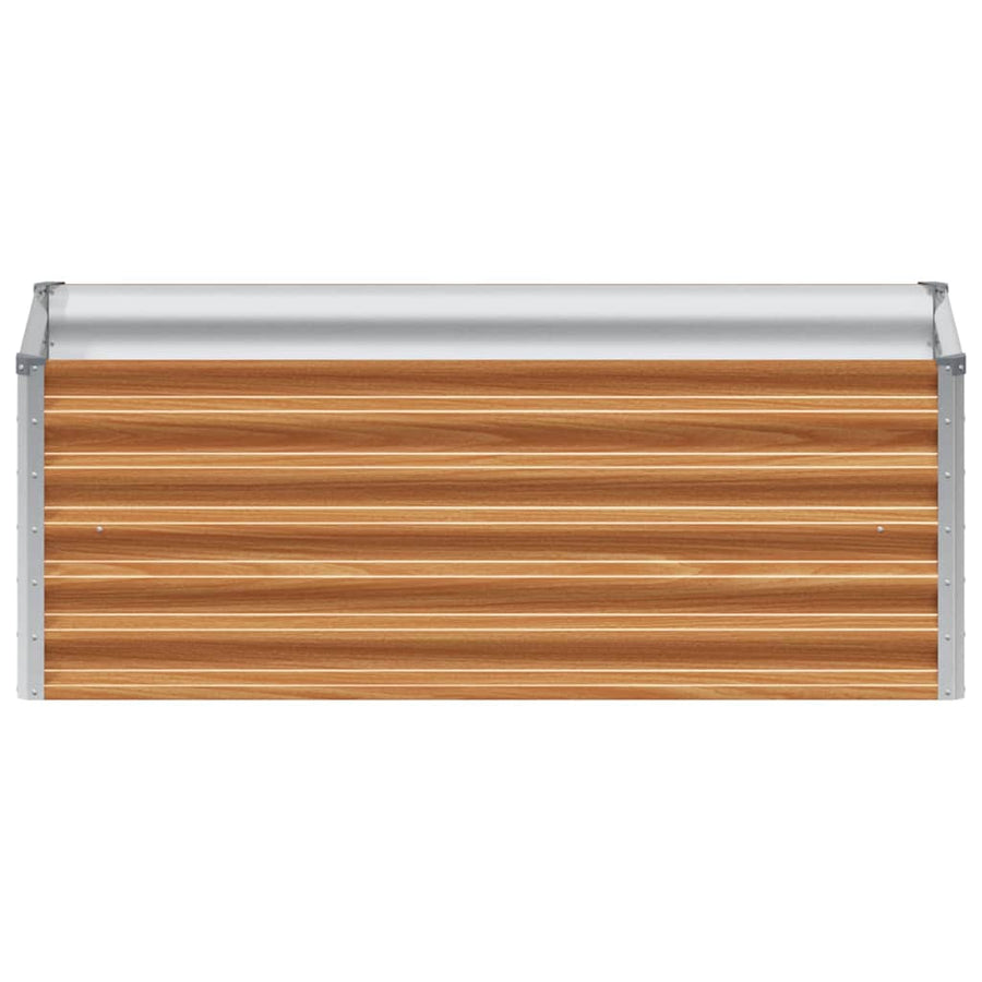 Verhoogde plantenbak 98 x 50 x 36 cm Gegalvaniseerd staal