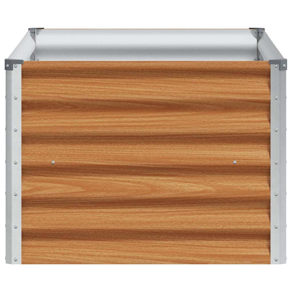 Verhoogde plantenbak 98 x 50 x 36 cm Gegalvaniseerd staal