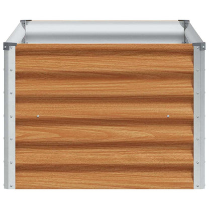Verhoogde plantenbak 98 x 50 x 36 cm Gegalvaniseerd staal