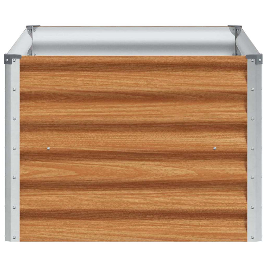Verhoogde plantenbak 98 x 50 x 36 cm Gegalvaniseerd staal