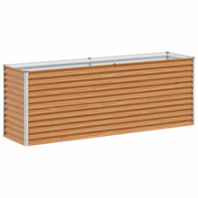 Verhoogde plantenbak 195 x 50 x 68 cm Gegalvaniseerd staal