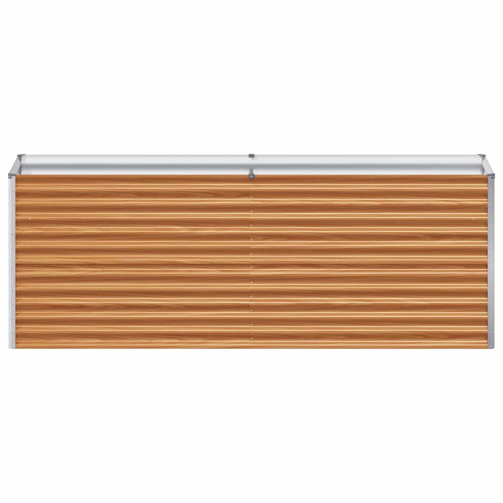 Verhoogde plantenbak 195 x 50 x 68 cm Gegalvaniseerd staal