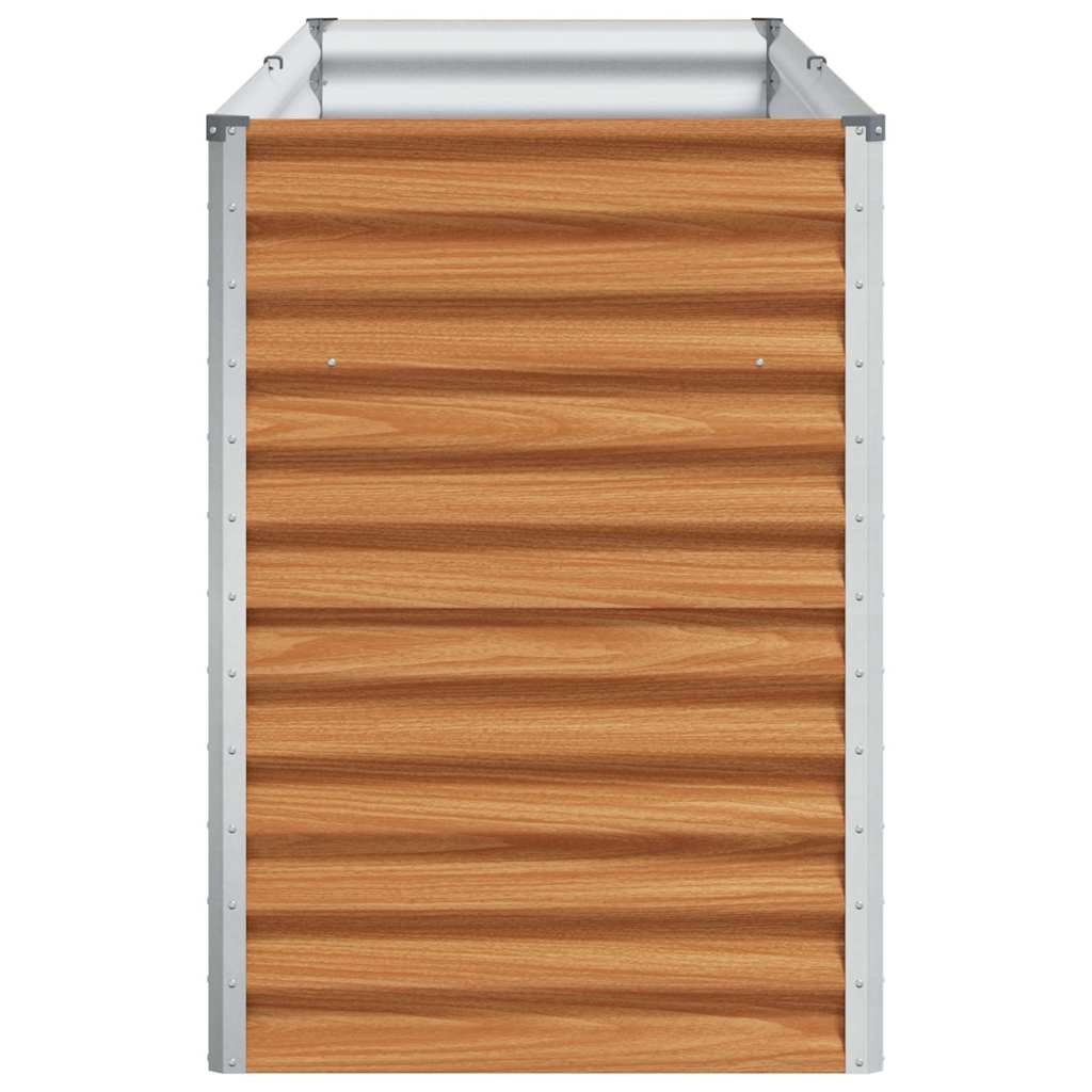 Verhoogde plantenbak 195 x 50 x 68 cm Gegalvaniseerd staal