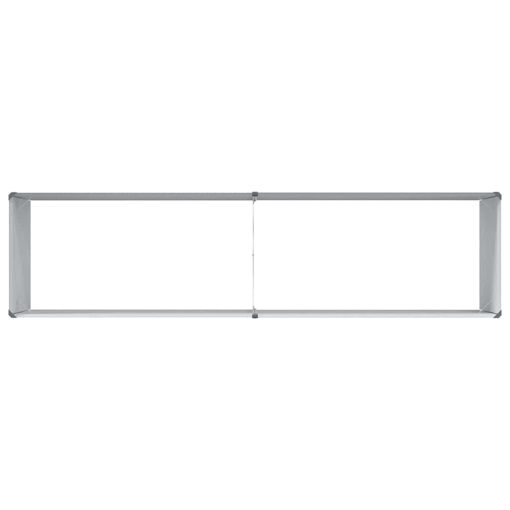 Verhoogde plantenbak 195 x 50 x 68 cm Gegalvaniseerd staal