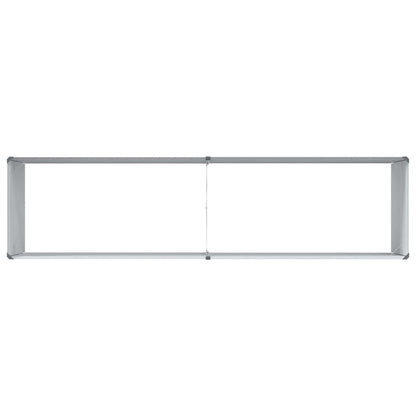 Verhoogde plantenbak 195 x 50 x 68 cm Gegalvaniseerd staal