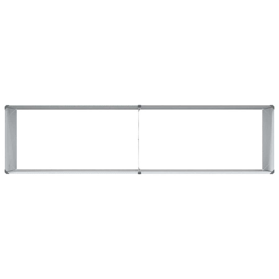 Verhoogde plantenbak 195 x 50 x 68 cm Gegalvaniseerd staal