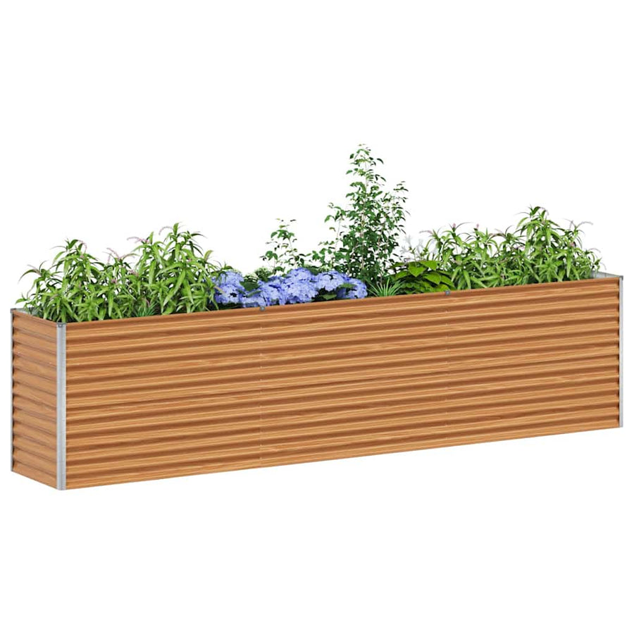 Verhoogde plantenbak 290 x 50 x 68 cm Gegalvaniseerd staal