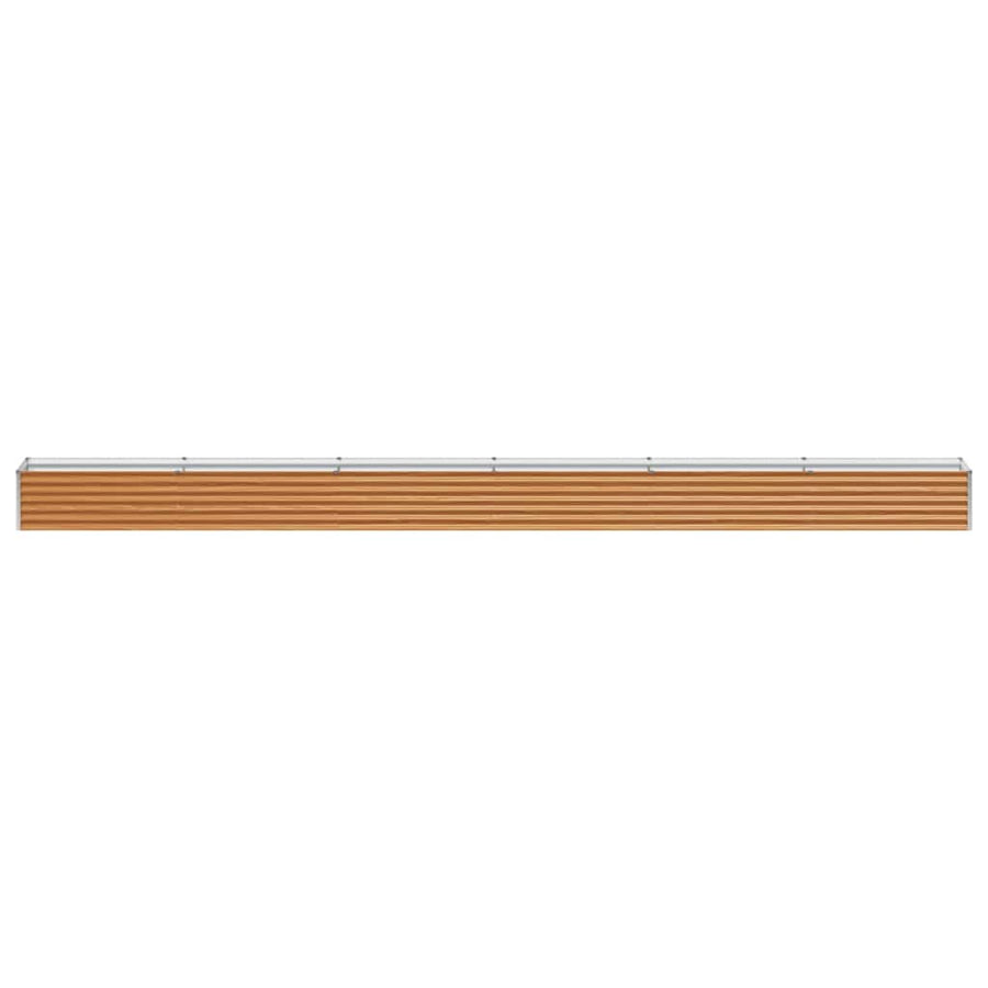 Verhoogde plantenbak 582 x 50 x 36 cm Gegalvaniseerd staal