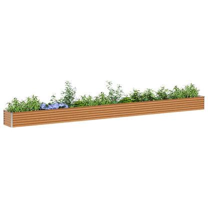 Verhoogde plantenbak 582 x 50 x 36 cm Gegalvaniseerd staal