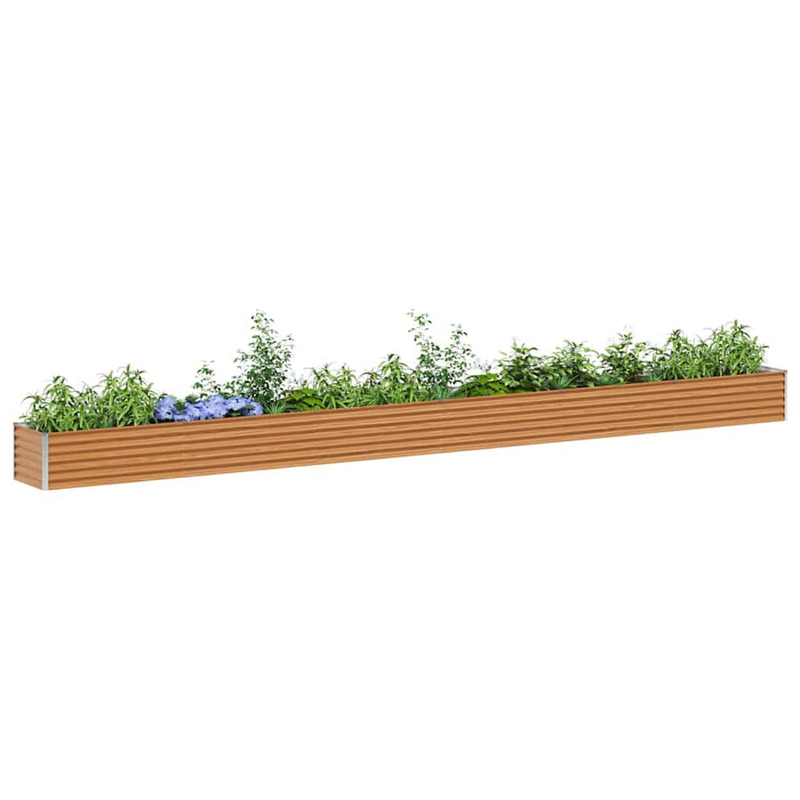 Verhoogde plantenbak 582 x 50 x 36 cm Gegalvaniseerd staal
