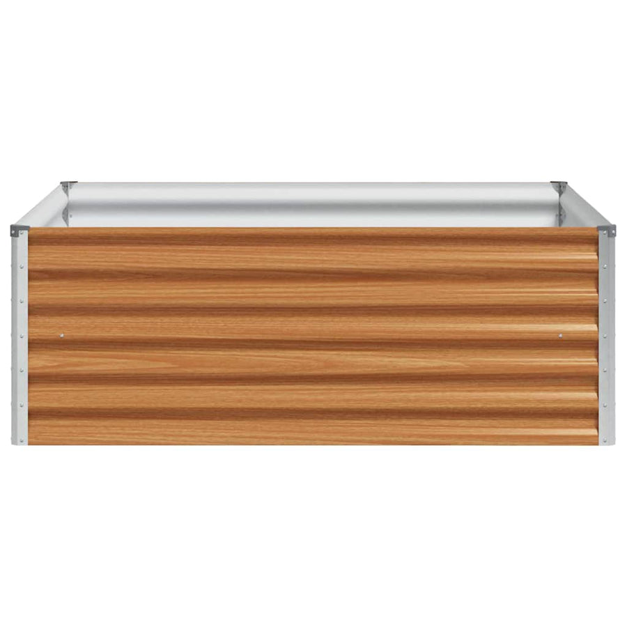 Verhoogde plantenbak 98 x 100 x 36 cm Gegalvaniseerd staal