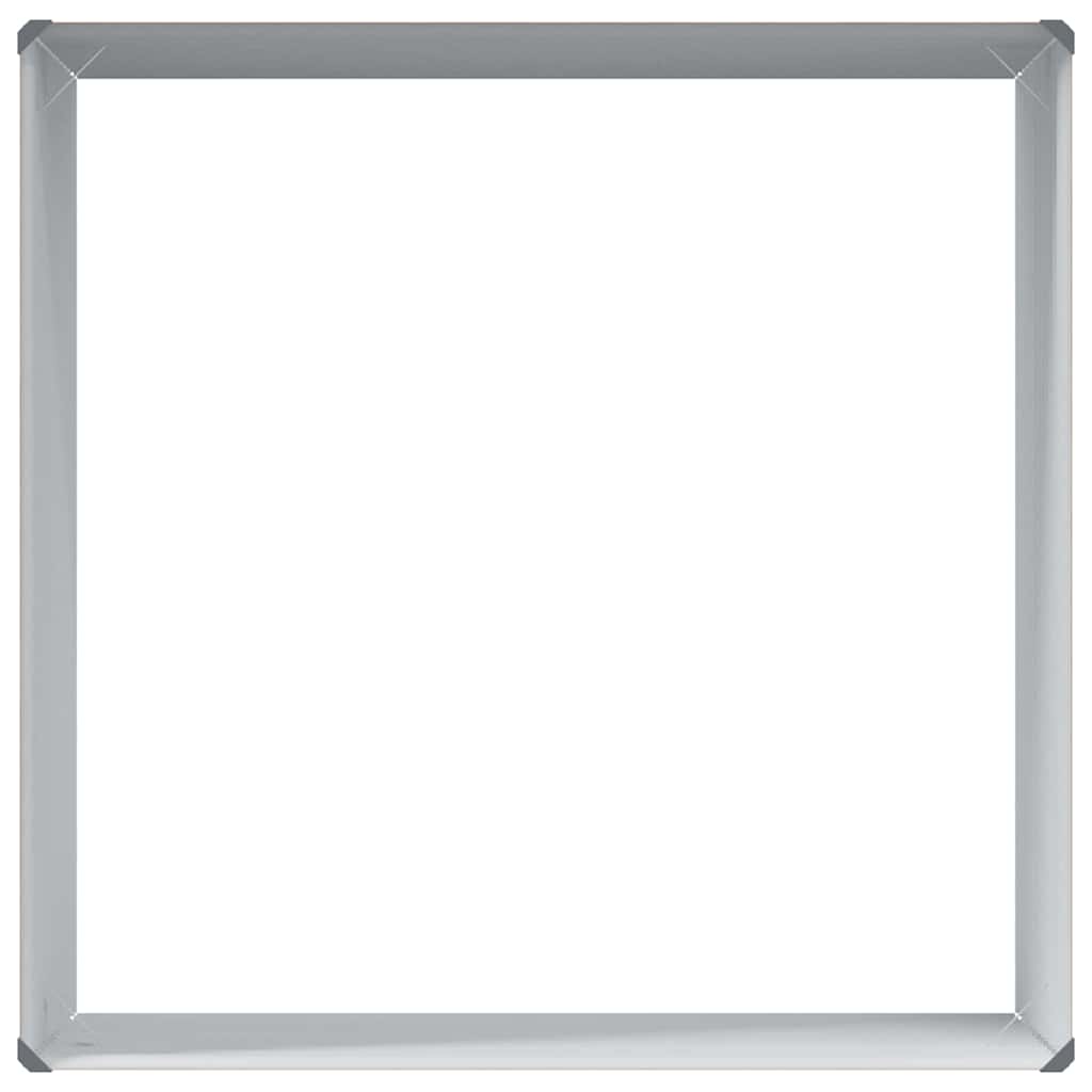Verhoogde plantenbak 98 x 100 x 68 cm Gegalvaniseerd staal