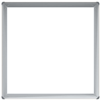 Verhoogde plantenbak 98 x 100 x 68 cm Gegalvaniseerd staal