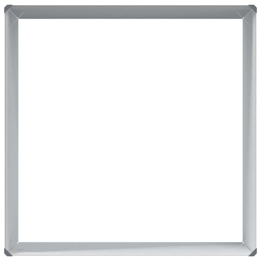 Verhoogde plantenbak 98 x 100 x 68 cm Gegalvaniseerd staal