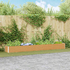 Raised Garden Bed 390 x 50 x 36 cm Galvanised Steel
