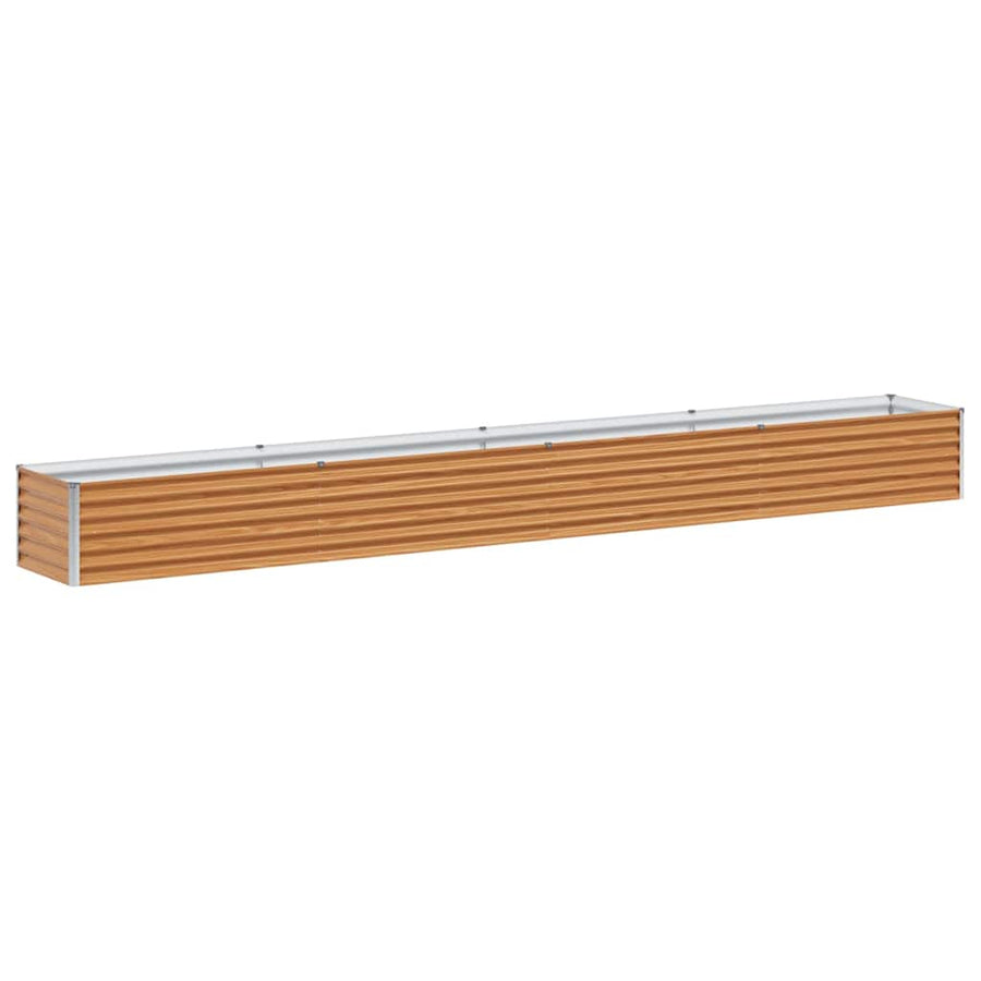 Verhoogde plantenbak 390 x 50 x 36 cm Gegalvaniseerd staal