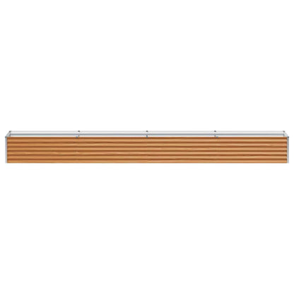 Verhoogde plantenbak 390 x 50 x 36 cm Gegalvaniseerd staal
