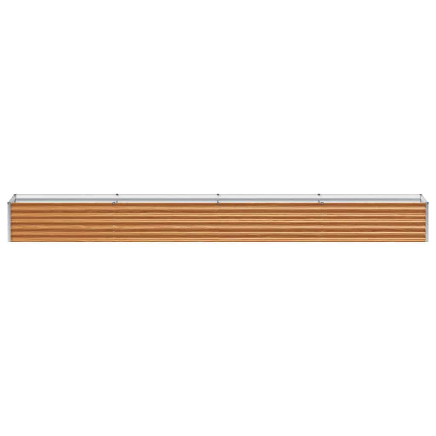 Verhoogde plantenbak 390 x 50 x 36 cm Gegalvaniseerd staal