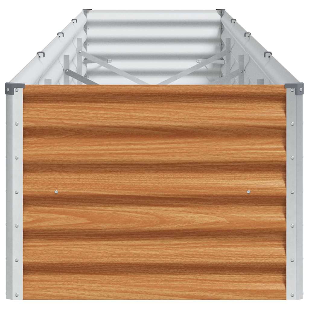 Verhoogde plantenbak 390 x 50 x 36 cm Gegalvaniseerd staal