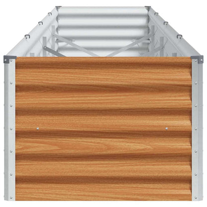 Verhoogde plantenbak 390 x 50 x 36 cm Gegalvaniseerd staal