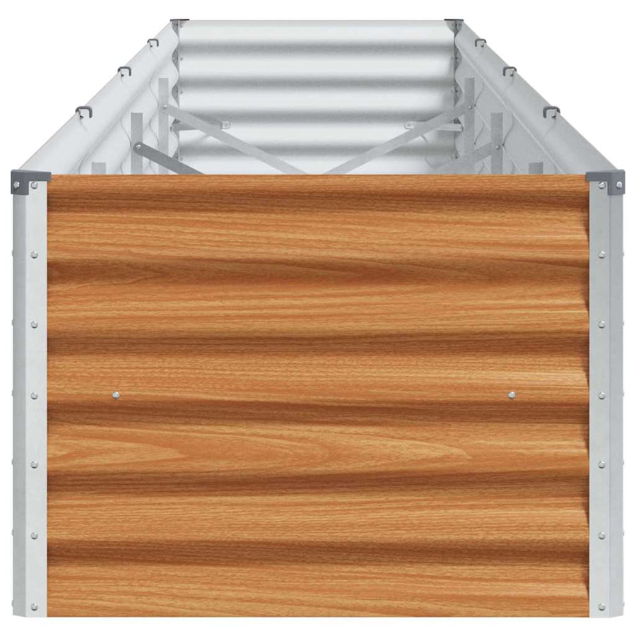 Verhoogde plantenbak 390 x 50 x 36 cm Gegalvaniseerd staal