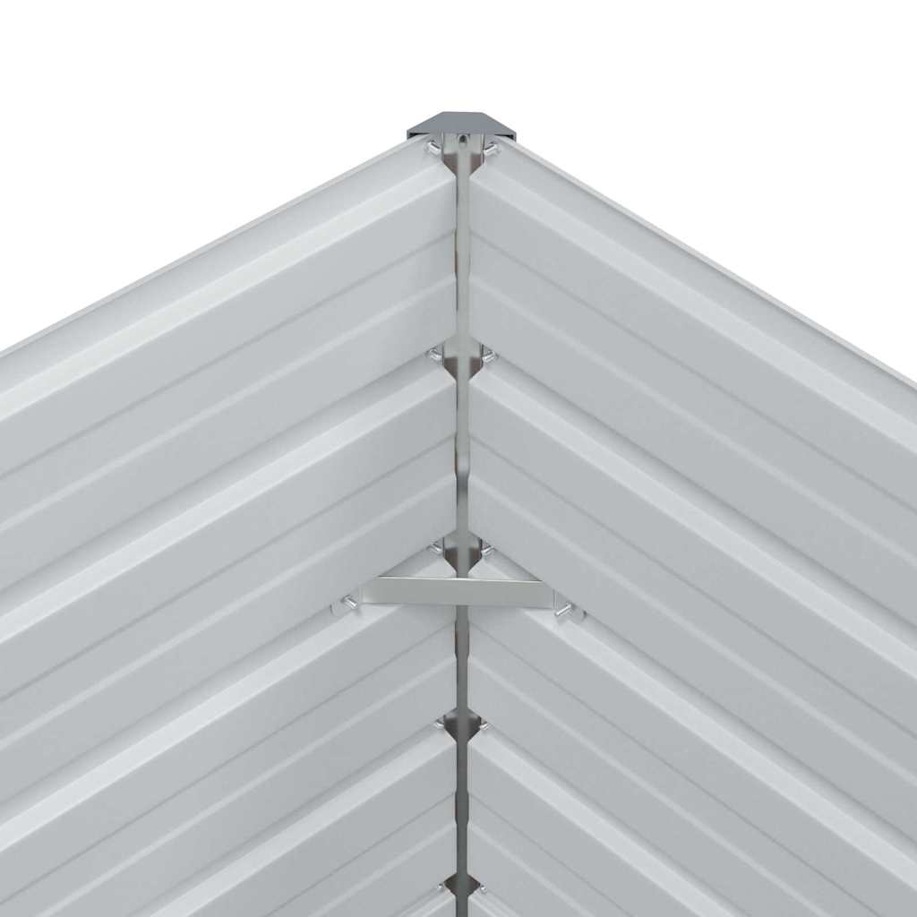 Verhoogde plantenbak Licht Bruin 240 x 80 x 77 cm