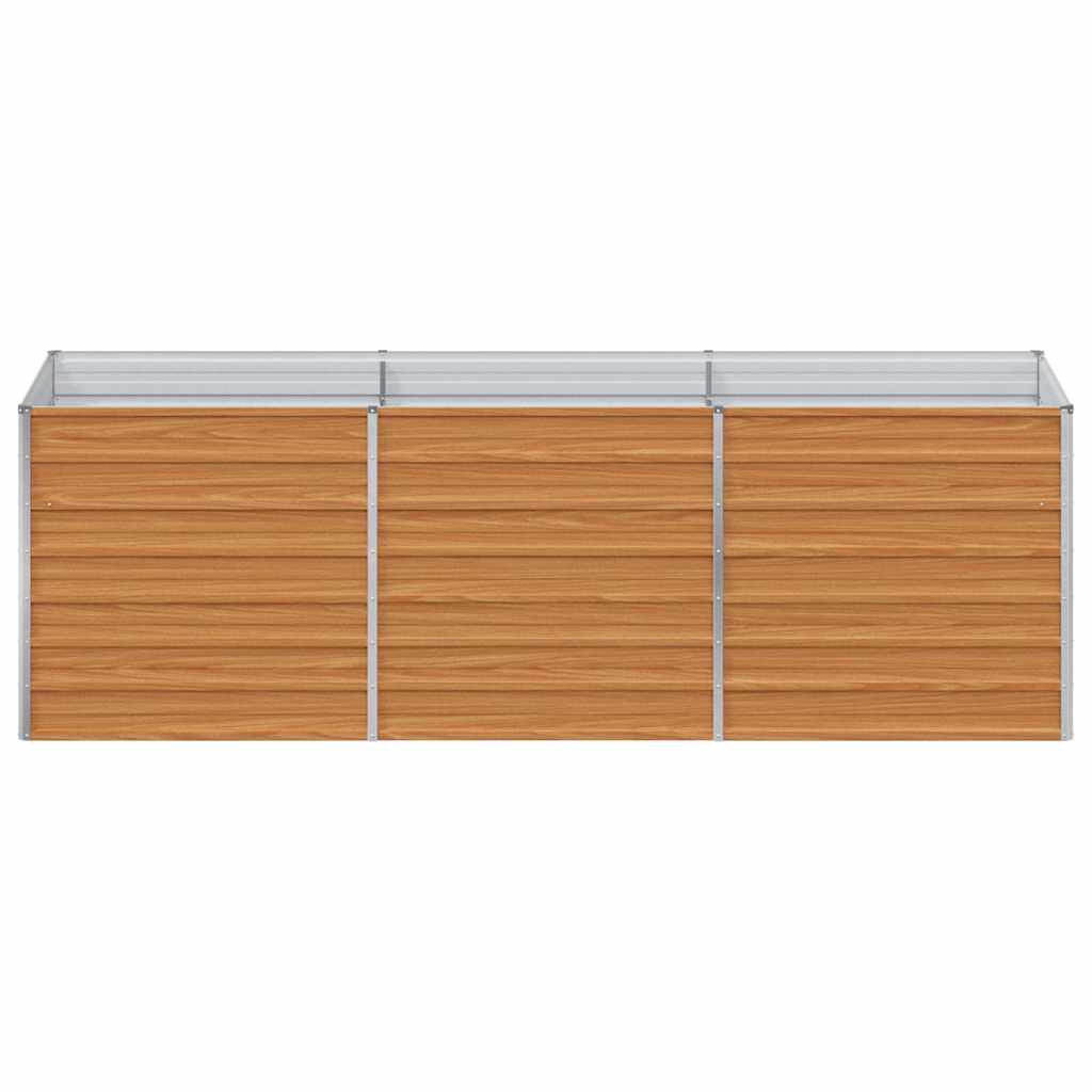 Verhoogde plantenbak Licht Bruin 240 x 80 x 77 cm